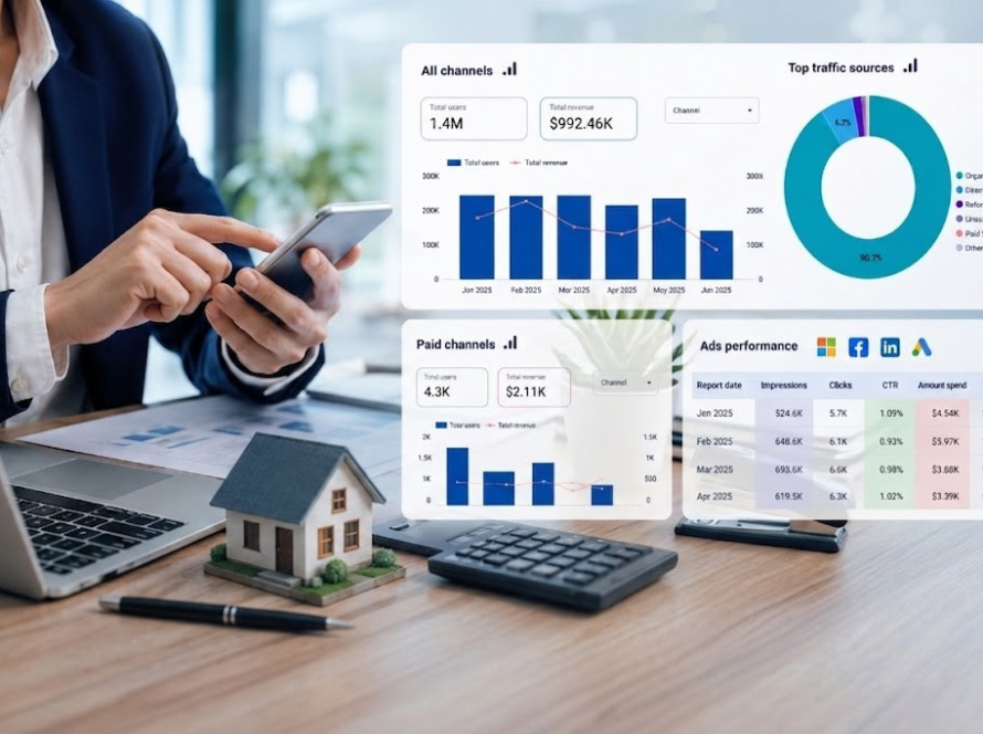 Real Estate Lead Costs in 2026 pricing analysis dashboard for agents